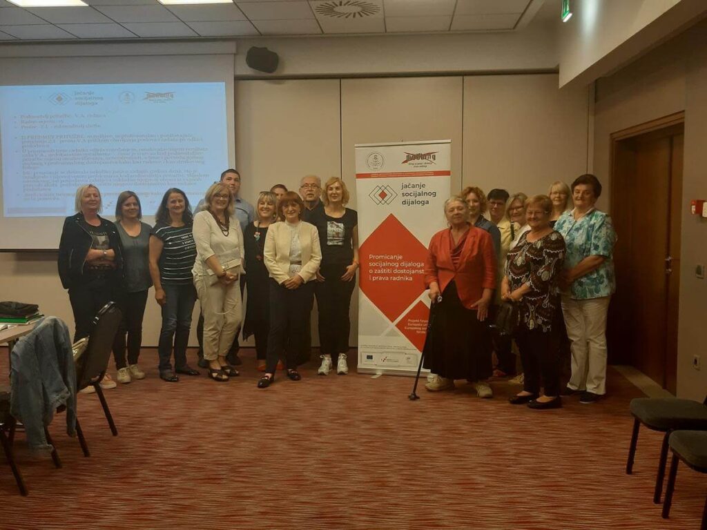 IX. radionica projekta "Promicanje socijalnog dijaloga o zaštiti dostojanstva i prava radnika"